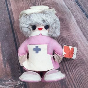 FUFEL DOLL COLLECTION " NURSE " HANDCRAFTED IN CANADA 1981 VG COND B 1078
